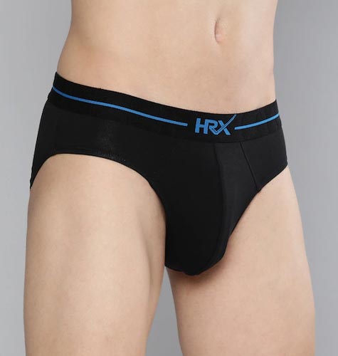 HRX By Hrithik Roshan Men Solid Antimicrobial Lifestyle Briefs